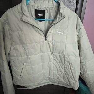 Vans Women's Mint Green Puffer Jacket